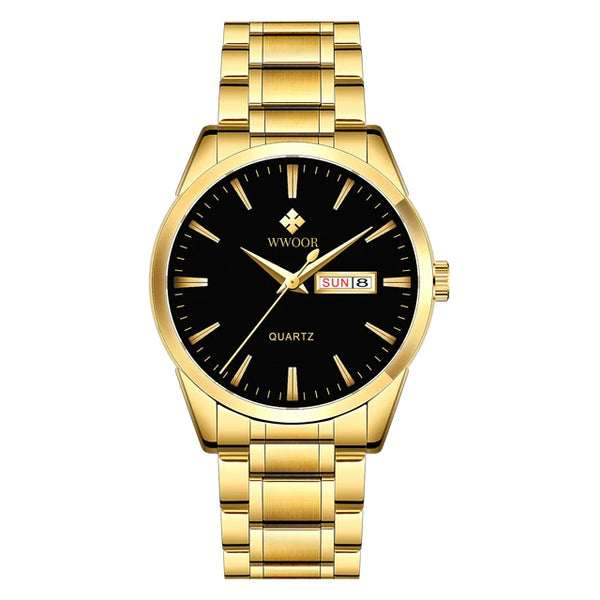Relógio Feminino Dourado Radiance Black