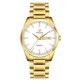 Relógio Feminino Dourado Radiance White